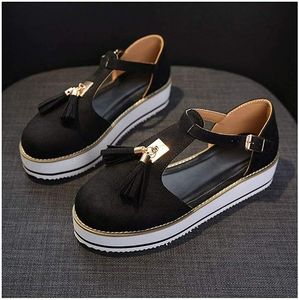 Athlefit women closed toe flat heel Sand